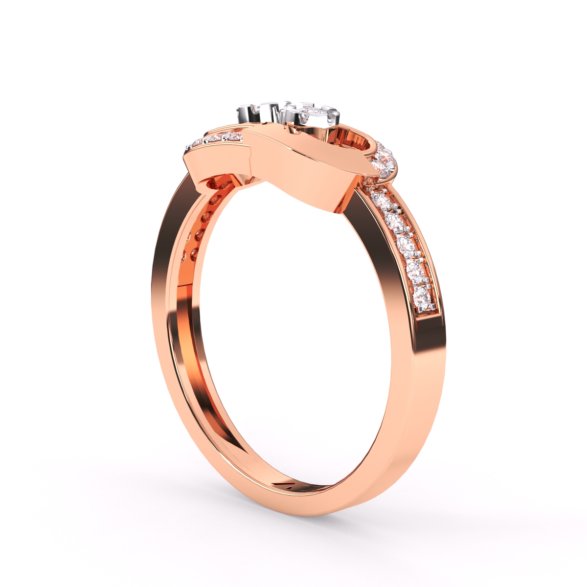 Lavish Lab Grown Diamond Channel Set Band Ring